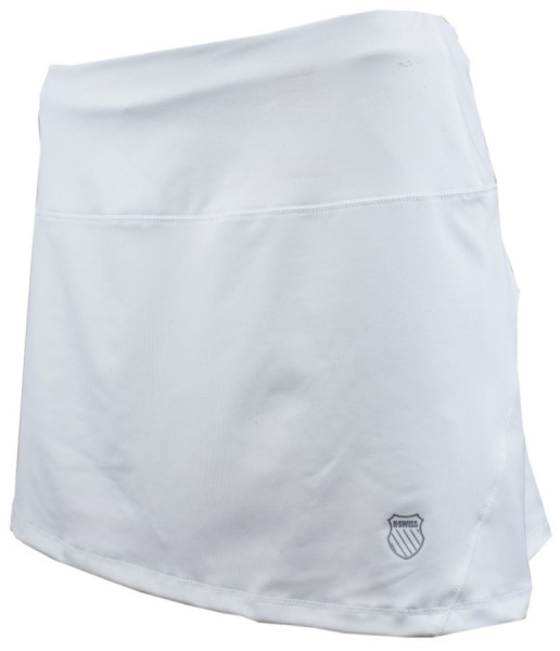  K-Swiss Wrap Seam Skirt – white