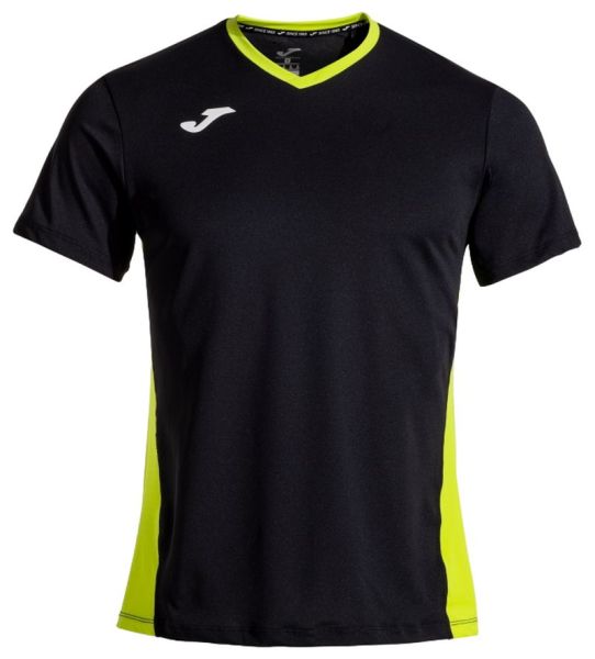 Ανδρικά Μπλουζάκι Joma Court Short Sleeve T-Shirt - black/green