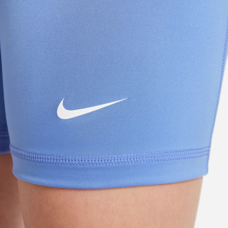 Spodenki dziewczęce Nike Pro 3in Shorts - indigo haze/white, Strefa Padla