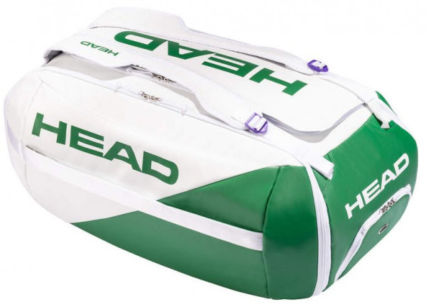  Head White Proplayer Duffle Bag - white/green