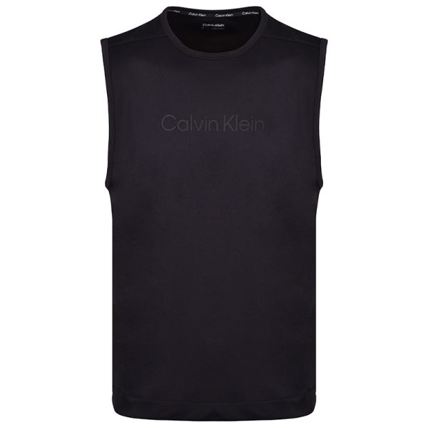 Herren Tennis-T-Shirt Calvin Klein WO - Tank - black beauty