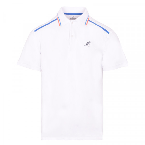 Tenisa polo krekls vīriešiem Australian Technical Piquet Polo with Print - bianco