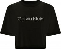 Tricouri dame Calvin Klein SS Cropped T-shirt - black