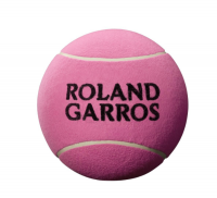 Piłka na autografy Mini Gigant Wilson Roland Garros Mini Jumbo Ball - pink + marker
