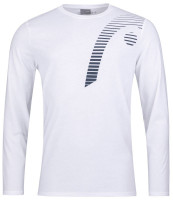 T-shirt pour garçons Head Club 21 Cliff LS Junior - white