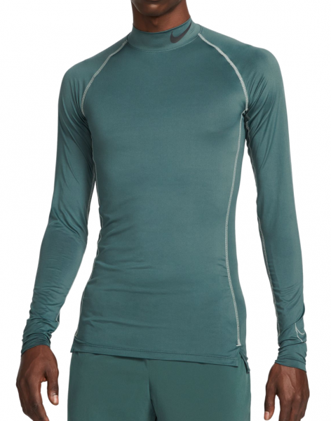 Men’s compression clothing Nike Pro Dri-Fit Tight Long Sleeve Mock - faded spruce/mica green/mica green