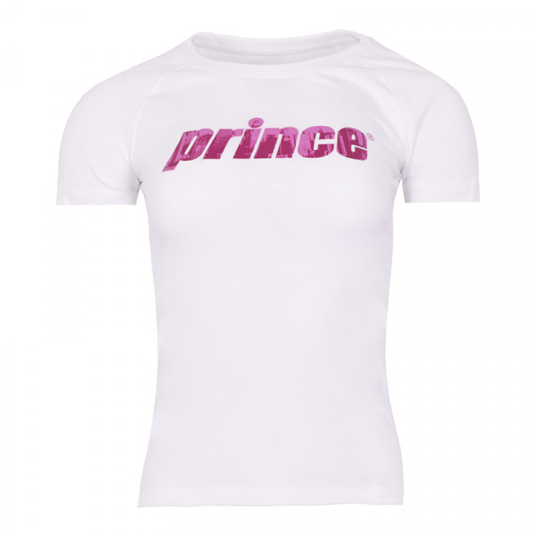 Prince JR Skyline Tee Shirt - white/berry