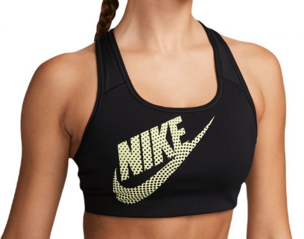 Krūšturis Nike Swoosh Medium-Support Non-Padded Dance Sports Bra - black