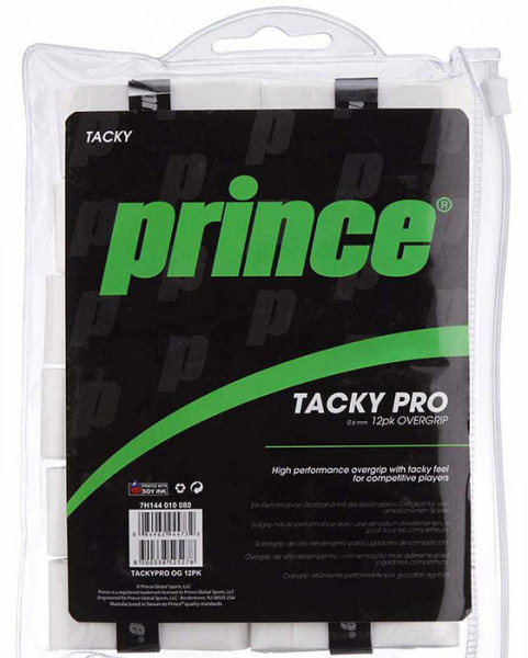 Viršutinės koto apvijos Prince Tacky Pro (12 vnt.) - white