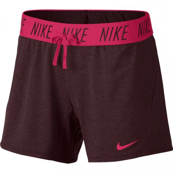  Nike Dry Short Attak TR5 - burgundy crusch/htr/rush pink