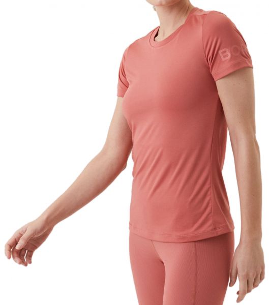 Marškinėliai moterims Björn Borg Slim T-shirt - Rožinis