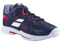 Męskie buty tenisowe Babolat SFX3 All Court Men - black/poppy red