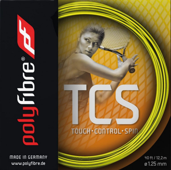 Tennisekeeled Polyfibre TCS (12,2 m) - yellow