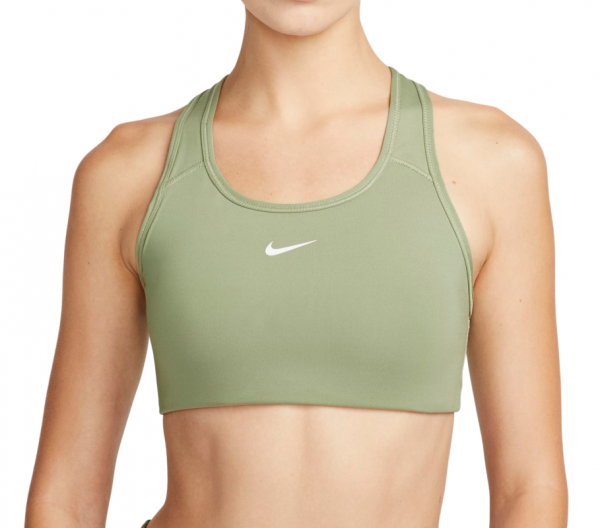 Γυναικεία Μπουστάκι Nike Swoosh Bra Pad - oil green/white