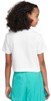 Majica kratkih rukava za djevojčice Nike Kids Sportswear Cropped - Bijel Majica kratkih rukava za djevojčice Nike Kids Sportswear Cropped - Bijel