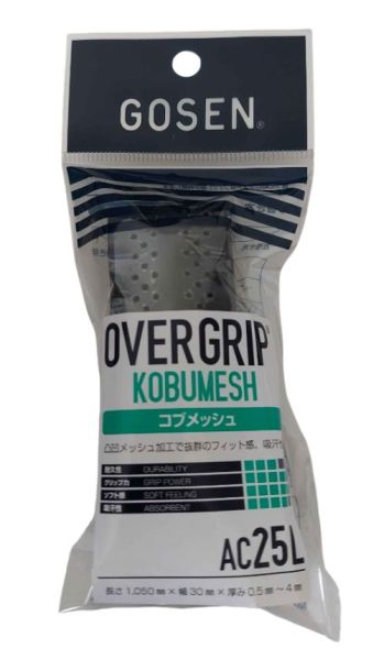 Viršutinės koto apvijos Gosen Kobumesh Overgrip 1P - Juoda