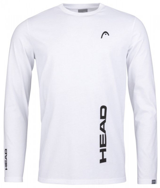 Teniso marškinėliai vyrams Head Promo T-Shirt Long Sleeve M - white