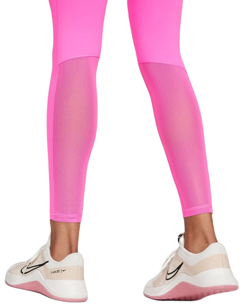 Nike Pro Women's Mid-Rise Leggings Tight CZ9779-084 XS (Grey/White)