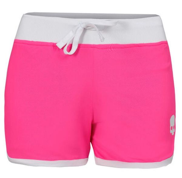 Damen Tennisshorts Hydrogen Tech Shorts - fluo fuchsia/white