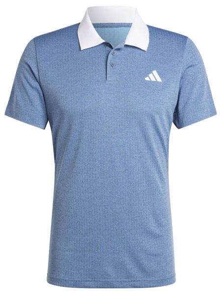 Men's Polo T-shirt Adidas Club Tennis Freelift Polo Shirt - preloved ink/blue burst