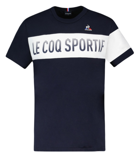 T-shirt da uomo Le Coq Sportif BAT Tee Short Sleeve N°2 SS23 - sky captain/new optical white