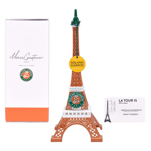 Szobrocska Roland Garros Mini Eiffel Tower - clay