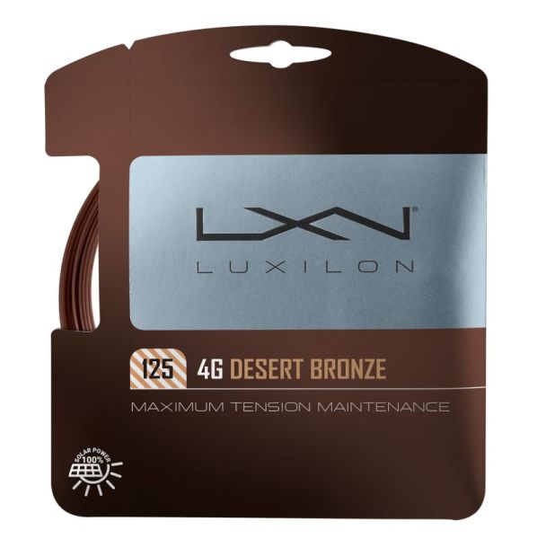 Тенис кордаж Luxilon 4G 125 (12,2 m) - desert bronze
