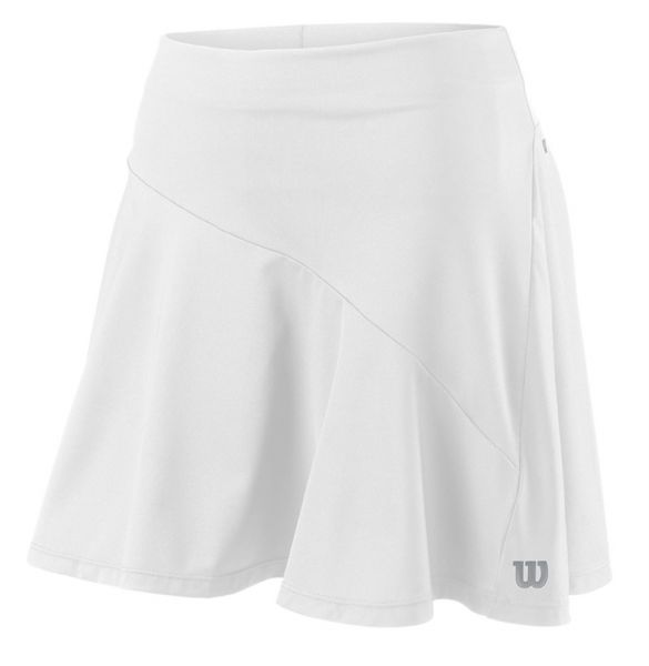 Női teniszszoknya Wilson Training 14.5 Skirt II W - white