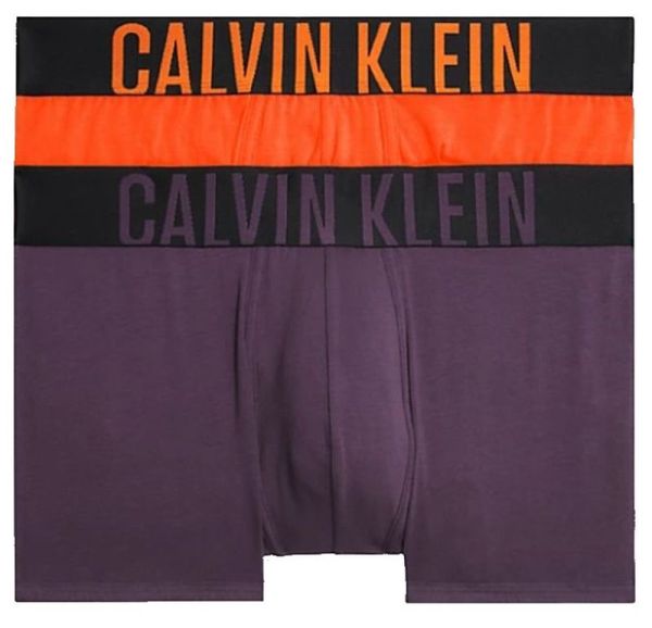 Męskie bokserki sportowe Calvin Klein Intense Power Trunk Shorty 2P - carrot/mysterioso