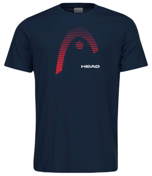 Herren Tennis-T-Shirt Head Club Carl T-Shirt - Blau
