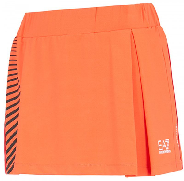 Ženska teniska suknja EA7 Woman Jersey Miniskirt - fiesta
