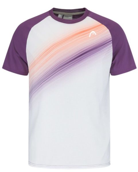 Herren Tennis-T-Shirt Head Performance T-Shirt - lilac/print perf