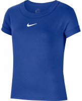 Nike Court G Dry Top SS - game royal/white