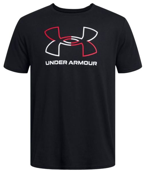 Herren Tennis-T-Shirt Under Armour Men's Foundation Short Sleeve - Schwarz