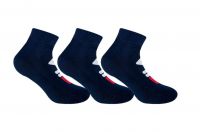 Skarpety tenisowe Fila Fitness Quarter Socks 3P - navy