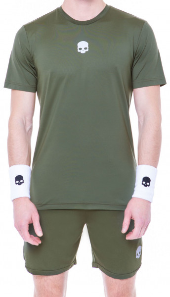 Herren Tennis-T-Shirt Hydrogen Tech Tee - military green