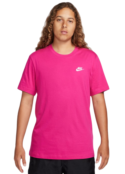 Teniso marškinėliai vyrams Nike Sportswear Club T-Shirt - fireberry