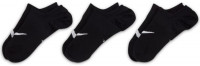 Skarpety tenisowe Nike Everyday Plus Lightweight 3P - black/white
