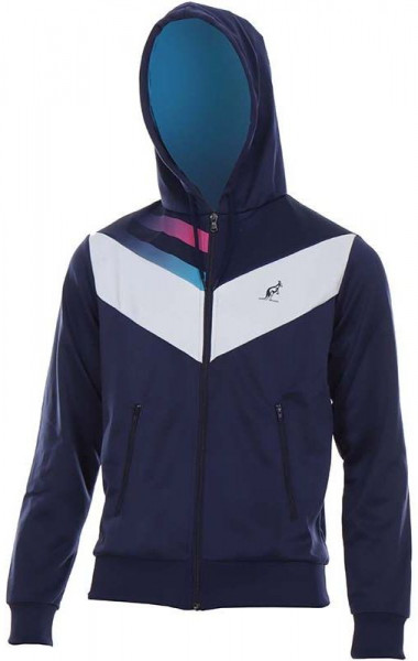 Herren Tennissweatshirt Australian Jacket Double Printed - blu cosmo