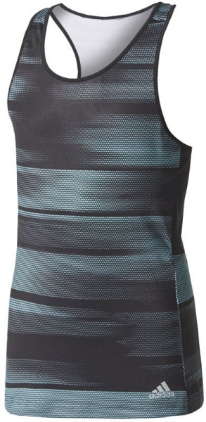 Dívčí trička Adidas Girls Advantage Trend Tank - black/onix/energy aqua
