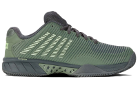 Męskie buty tenisowe K-Swiss Hypercourt Express 2 HB - sea spray/urban chic/soft neon green Męskie buty tenisowe K-Swiss Hypercourt Express 2 HB - sea spray/urban chic/soft neon green