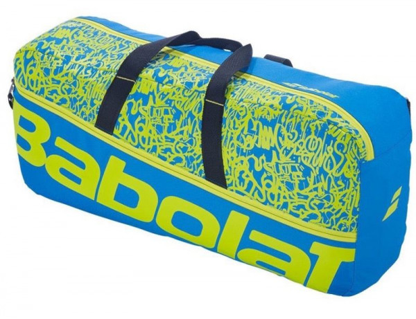 Tennis Bag Babolat Duffle M Classic - blue/yellow lime