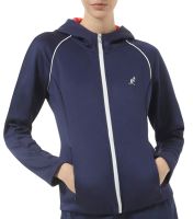 Damen Tennissweatshirt Australian Jacket in Double with Printed - blu cosmo