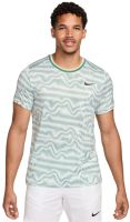 Herren Tennis-T-Shirt Nike Court Advantage Tennis Top - barely green/bicoastal/black