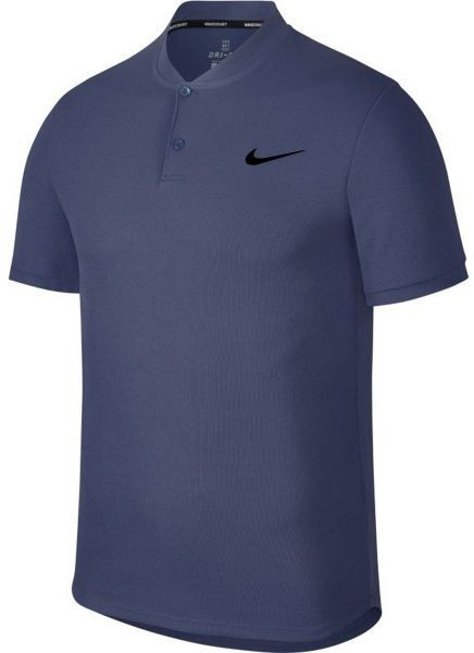  Nike Court Dry Advantage Solid Polo - blue recall