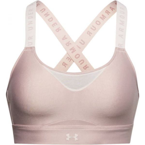  Under Armour Women's UA Infinity High Sports Bra - dash pink/french gray