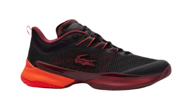 Zapatillas de tenis para hombre Lacoste SPORT AG-LT23 Ultra Clay Court - black/burgundy