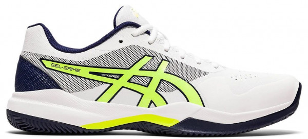  Asics Gel-Game 7 Clay/OC - white/safety yellow