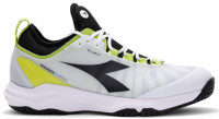 Men’s shoes Diadora Speed Blushield Fly 3 + AG - white/black/lime green