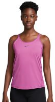 Damen Tennistop Nike One Classic Dri-Fit Tank - playful pink/black